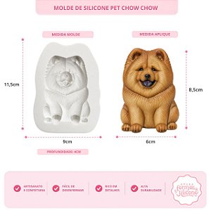 Molde de Silicone Pet Chow Chow