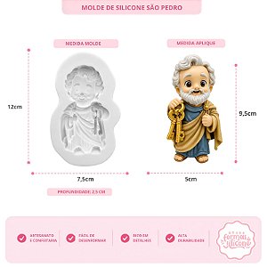 Molde de Silicone São Pedro