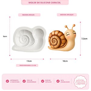 Molde de Silicone Caracol