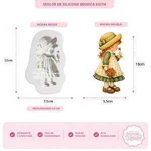 Molde de Silicone Boneca Keith