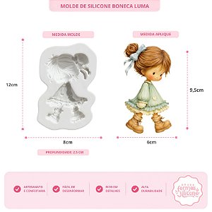 Molde de Silicone Boneca Luma