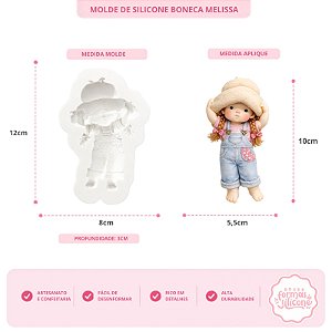 Molde de Silicone Boneca Melissa