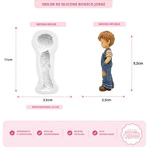 Molde De Silicone Boneco Jorge