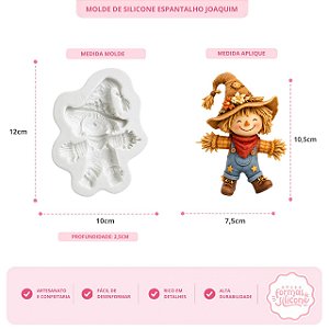 Molde de Silicone Espantalho Joaquim