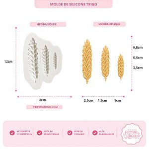 Molde de Silicone Trigo