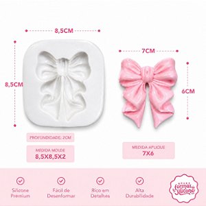 Molde de Silicone Laço Encanto Real M
