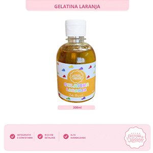 Gelatina Laranja - Fake Biscuit