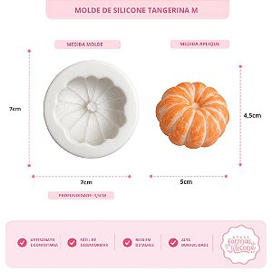 Moldes De Silicone Tangerina M