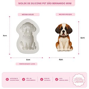 Molde De Silicone São Bernardo Mini