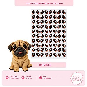 Olhos Resinados Pug G