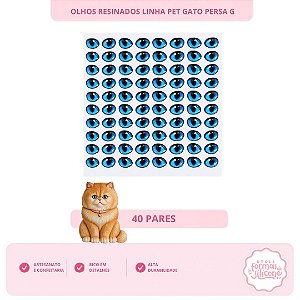 Olhos Resinados Gato Persa G