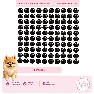Olhos Resinados Lulu da Pomerânia Mini