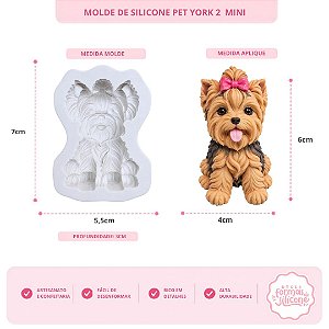 Molde de Silicone Pet York 2 Mini
