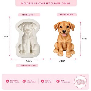 Molde de Silicone Pet Caramelo Mini