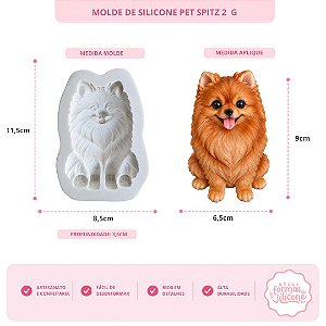Molde de Silicone Pet Spitz 2 G