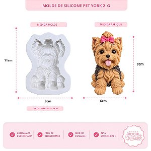 Molde de Silicone Pet York 2 G