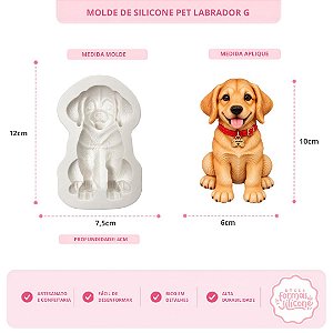 Molde de Silicone Pet Labrador G
