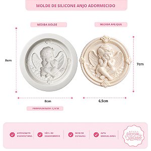 Molde de Silicone Anjo Adormecido