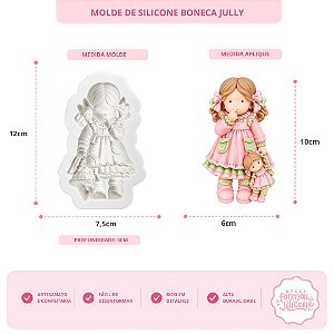 Molde de Silicone Boneca Jully