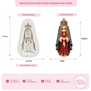 Molde de Silicone Nossa Senhora das Dores