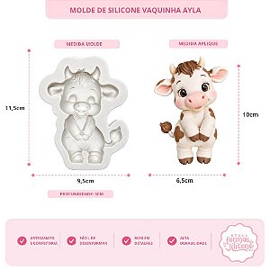 Molde De Silicone Vaquinha Ayla