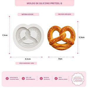 Molde De Silicone Pretzel G