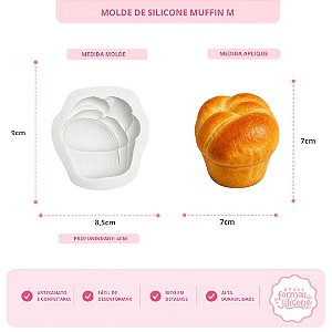 Molde De Silicone Muffin M