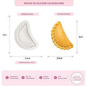 Molde De Silicone Calzone Mini