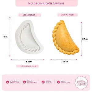 Molde De Silicone Calzone