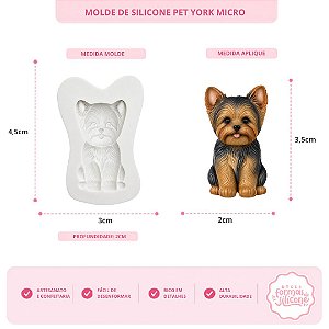 Molde De Silicone Pet York Micro