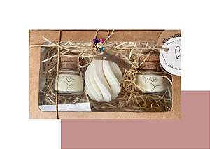 Kit vela aromática espiral