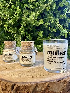 Mini vela - edição especial dia da mulher
