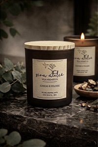 Vela Aromática Cascas & Folhas | Sina Ateliê