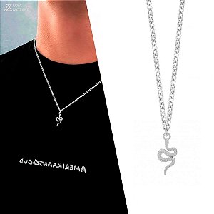 Colar Snake - Aço Inox