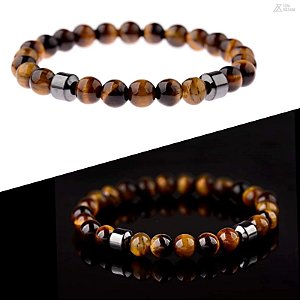 Pulseira Double Oásis - Olho de Tigre