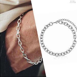 Pulseira Atlanta - Aço Inox Regulável