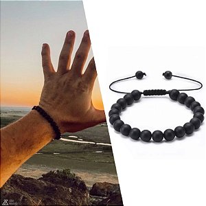 Pulseira Ajustável - Preto Fosco
