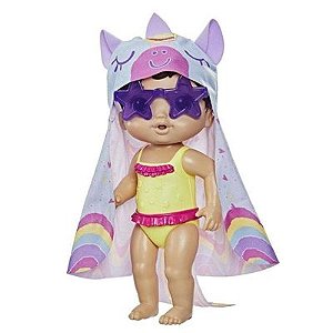Boneca Baby Alive Glam SPA Dia de Princesa Morena F3565 Hasbro