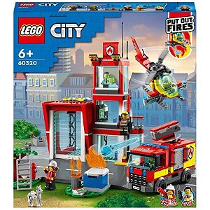 Lego City  - Quartel Dos Bombeiros - 540 Peças - 60320 - Lego✔