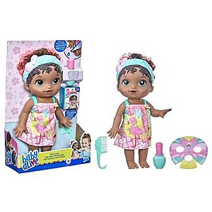 Boneca - Baby Alive - Glam SPA - Negra - Hasbro