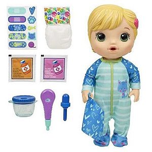 Boneca Baby Alive Aprendendo a Cuidar Loira - E6937 - Hasbro