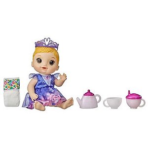 Boneca Baby Alive Bebê Chá de Princesa - Loira -  F0031 - Hasbro
