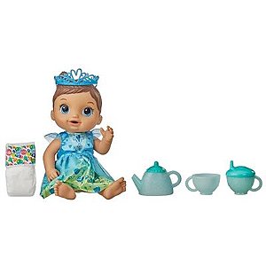 Boneca Baby Alive Glam SPA Dia de Princesa Morena F3565 Hasbro