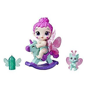 Boneca Baby Alive Glo Pixies Minis Berry Bug - F3650- Hasbro