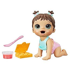 Boneca Baby Alive Hora da Papinha Bebe - Morena - F2618 - Hasbro