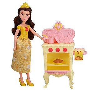 Boneca  Princesa Disney  Bela + Acessórios e Cenário - E2912- Hasbro