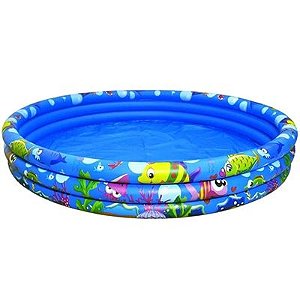 Piscina Inflável Peixinhos 300L-  DMS5437 - DM TOYS