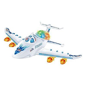 Avião Infantil - Som E Luz  - DMT5615 - DMTOYS