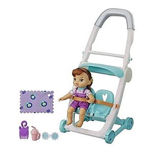 Carrinho de Boneca - Baby Alive Littles - Morena - E6703 - Hasbro