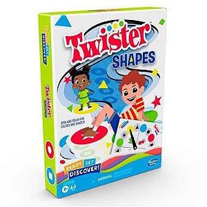 Jogo Twister Shapes Formas - F1405 -  Hasbro